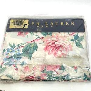 Ralph Lauren Home Lorraine floral white 200 thread count full flat sheet.NWT - Picture 1 of 5