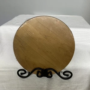 Longaberger Schmiedeeisen Plattenständer 8 1/4 Zoll Holzregal Neu - Bild 1 von 6