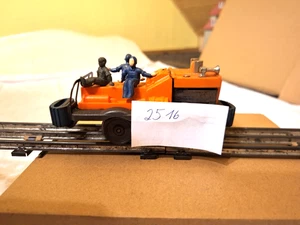 Lionel Spur 0 Draisine (Maintenance Car),mit 3 Figuren,Läuft gut - Bild 1 von 5