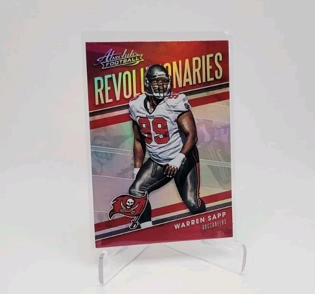 WARREN SAPP 2018 Panini Absolute Revolutionaries Holo Foil TAMPA BAY BUCCANEERS - Image 1 of 1