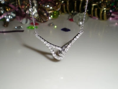 Love & Be Loved 10K White Gold 1/2ct Diamond Necklace 💎 $1299.99  💎 KAY BOX - Image 1 of 4