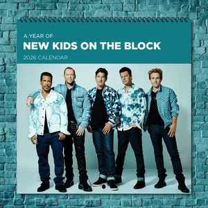 New Kids On The Block 2026 Wandkalender, 12 Monate Promi Fotokalender - Bild 1 von 4