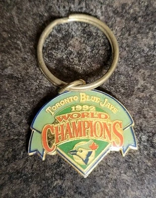 Toronto Blue Jays 1992 World Series Champions Metal Key Chain, Nice Never Used - Image 1 of 2