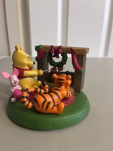 Disney Store Exclusive Winnie the Pooh Christmas Tea Light Candle Holder  - Picture 1 of 5