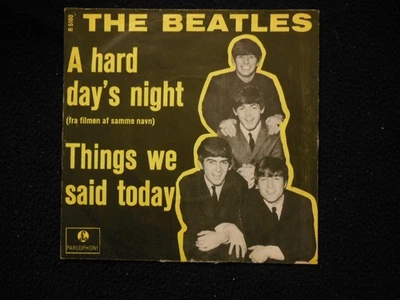 THE BEATLES - A Hard Day´s Night , rare DK 45 - Bild 1 von 4