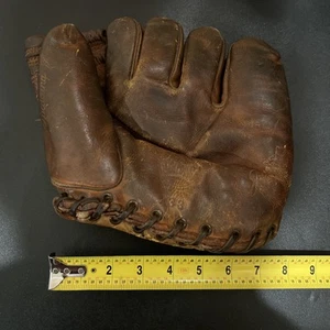 Spalding Vintage Baseball Handschuh - Joe DiMaggio Modell 133 Antik Memorabilia - Bild 1 von 11