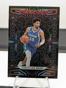Christian Wood: 2022 Panini Obsidian PURPLE ELECTRIC ETCH, #29, "16/30", DALLAS - Picture 1 of 2