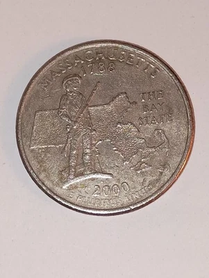 2000  Massachusetts State Quarter  - Image 1 of 4