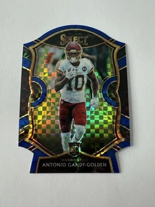 2020 Select #83 Antonio Gandy-Golden Concourse Blue Prizm Die Cut RC Rookie - Bild 1 von 2