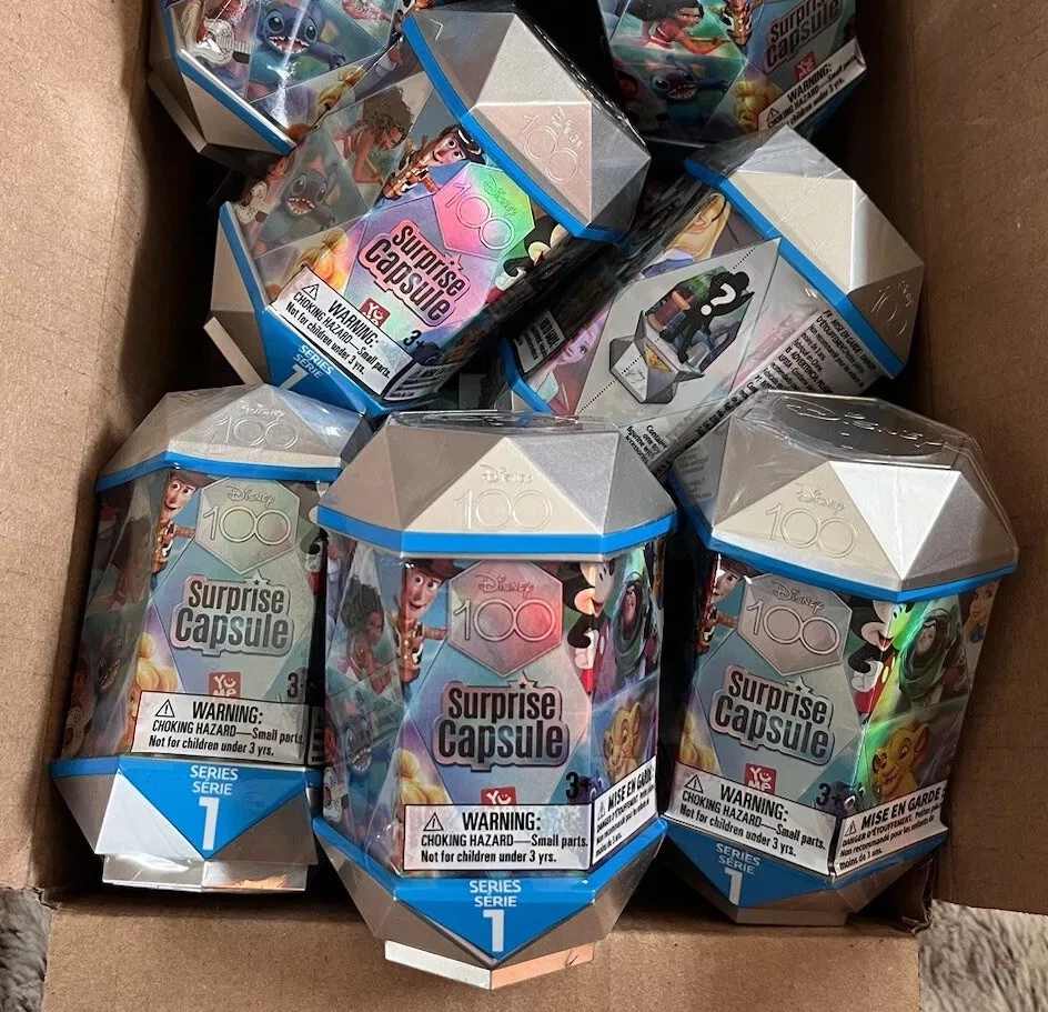 Disney Yume 100 Aniversario Serie 1 Caja Ciega x6 Sorpresa Cápsula Lote De Estuche Foto 1 de 1