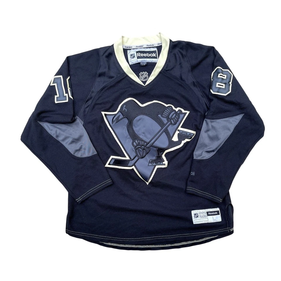 Джерси Reebok НХЛ Pittsburgh Penguins James Neal No18 Black Ice размер L - Изображение 1 из 4