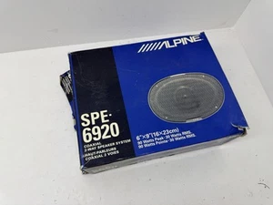Old Skool Vintage Alpine SPE-6920 6"x9" Koaxial-Auto-Lautsprecher 30 W RMS 90 W Spitze - Bild 1 von 3