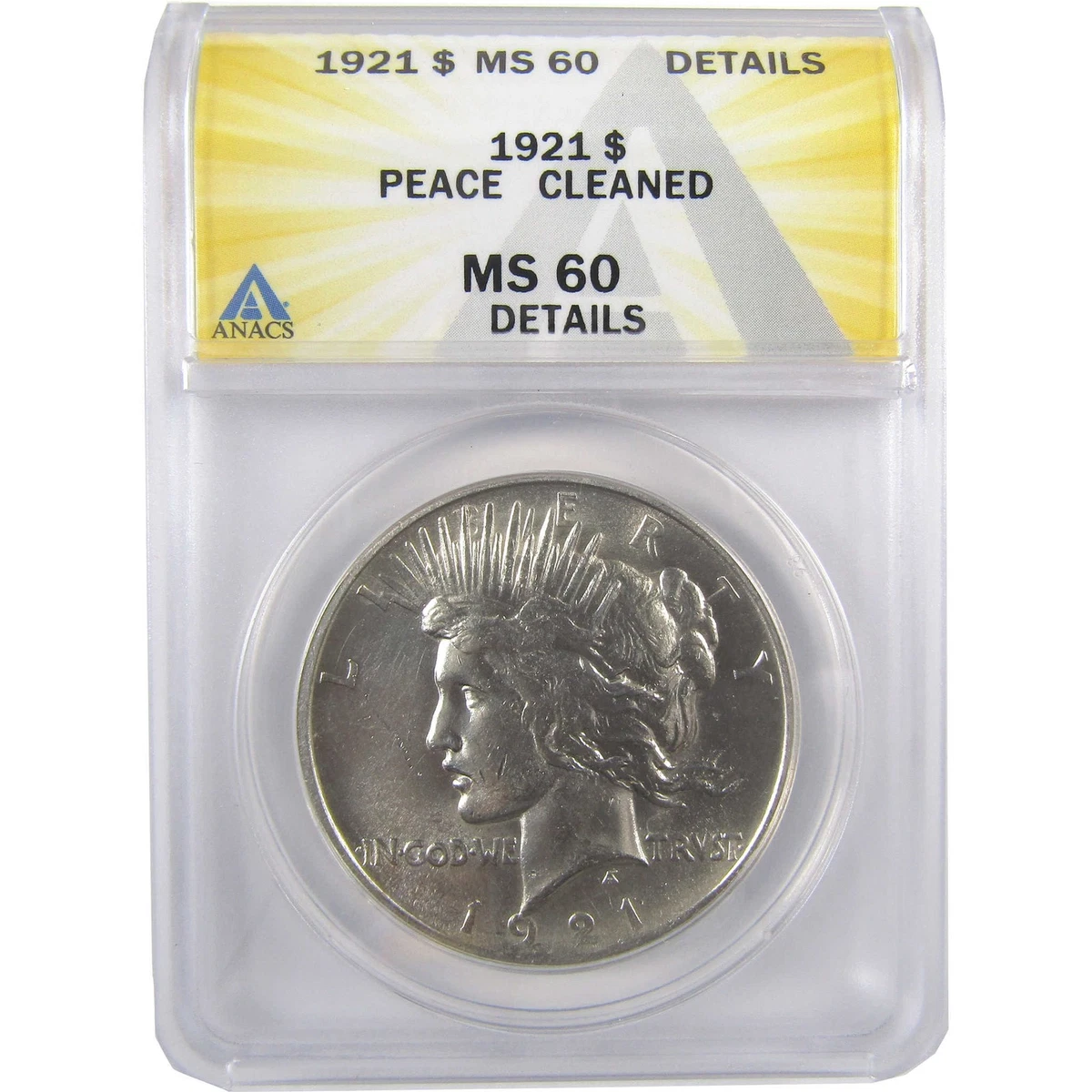『NGC AU DETAILS』ピースダラーハイレリーフ銀貨(1921年) NGC AU DETAILS』ピースダラーハイレリーフ銀貨(1921年) - メルカリ