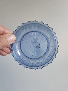 Sandwich MA Danny MEADOW MOUSE Peter Rabbit Pairpoint Glass Cup Plate - Picture 1 of 4