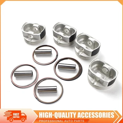 Juego de 4 anillos de pistón de motor para Hyundai Kia Sonata Sorento G4KE 2007-2019 2,4 L Foto 1 de 4