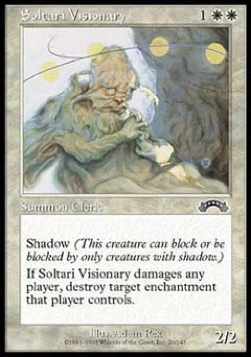 Soltari Visionary - Medium Play MTG Exodus - Image 1 of 1