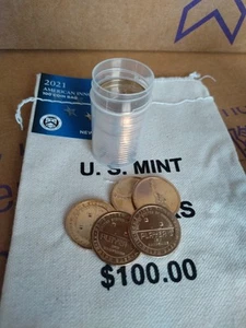 2021 P American Innovation New Hampshire Dollar US Mint $25 Roll from bag - Picture 1 of 3