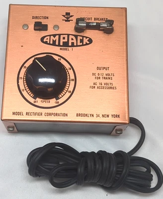 MRC AMPACK Model 1 AC/DC Transformer Model Rectifier Corp Tested - Image 1 of 4