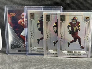 Jayden Daniels Rookie Football 4 Card LOT - Picture 1 of 2