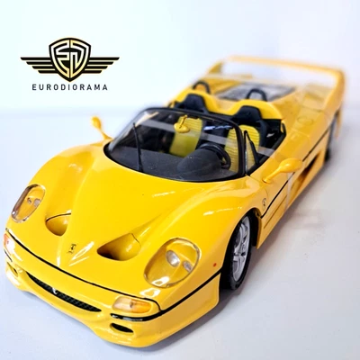 1:18 FERRARI F50 LJ520 MAISTO SPECIAL EDITION 1995 JAUNE neuf avec boite - Photo 1/4