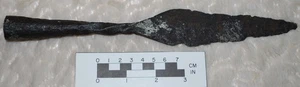 10-1/4" Iron Fur Trade Socket Lance blade, Kansas/Nebraska, 1790's-1850's - Picture 1 of 9