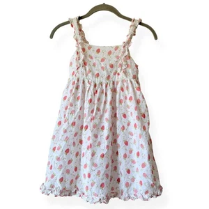 Joie Girls Strawberry Raspberry Sleeveless Sundress 8 - Picture 1 of 8