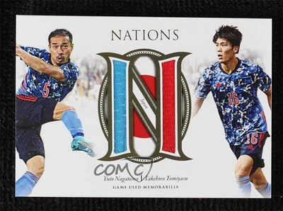 2022-23 Futera Unique World Football /35 Yuto Nagatomo Takehiro Tomiyasu #NH11 - Image 1 of 2