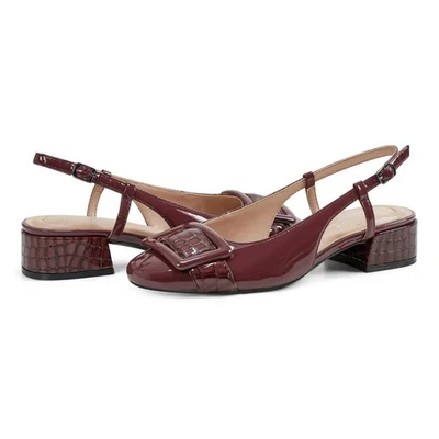 Easy Spirit Jola Pumps Women's 10 Red Patent Leather Block Heel Slingback PQ603 - Image 1 of 4