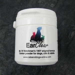 EarClear Powder Ear Mites, DOG EAR Canker Wax Dog Cat Multi Listing