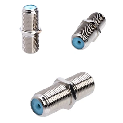 20 Pcs F Type Coupler Adapter Connector Female 3 GHz F81 RG6 Coaxial Cable - Image 1 of 2