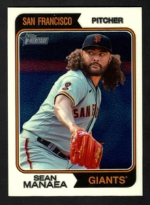 Sean Manaea 2023 Topps Heritage #551 Chrome SP 380/999 San Francisco Giants - Imagen 1 de 2