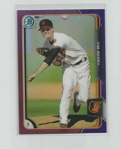 Bowman Chrome Tim Berry Purple Refractor 217/250 2015 - Imagen 1 de 1
