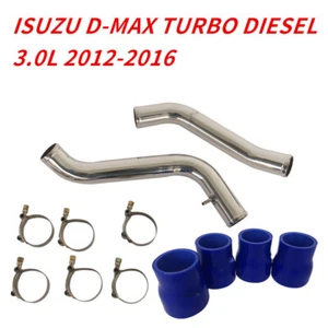 INTERCOOLER PIPING KIT FOR ISUZU DMAX D-MAX MUX 3.0L 2012-16 TURBO PIPE HOSE AU - Picture 1 of 2