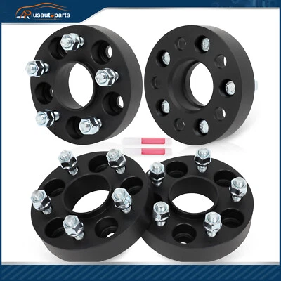4X 1.25" 5x108 Hubcentric Wheel Spacers For Ford Fusion Focus Jaguar F-Type XKR - Изображение 1 из 4