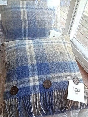 UGG Glacier Plaid Wool Pillows (Lot of 2) 20 "x 20" - Free Shipping - Image 1 of 4