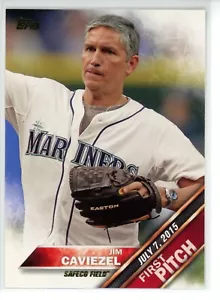 2016 TOPPS SERIES 2 JIM CAVIEZEL #FP-16 FIRST PITCH - Picture 1 of 2