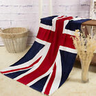 Drapeau britannique Union Jack motif bain plage grand cadeau doux serviette serviette W1U7