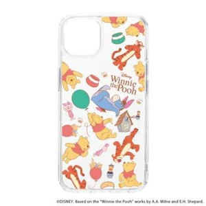 Winnie the Pooh iPhone15Plus Clear Hybrid Case Disney Store Japan New w/T F/S - Picture 1 of 3