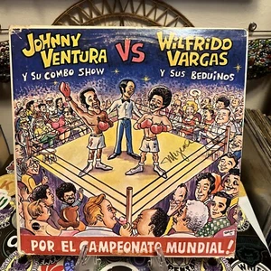 Johnny Ventura Y Su Combo Show VS Wilfrido Vargas Y Sus Beduinos - LP Tested - Picture 1 of 24