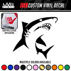 Shark Vinyl Decal Sticker | ocean surfing shark week fishing outdoor beach 217