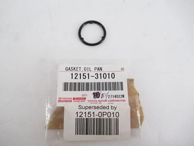 Anillo de junta de cárter de aceite genuino OEM Toyota 12151-0P010 3,5 L V6 Foto 1 de 3