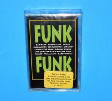 FUNK FUNK: BEST OF FUNK ESSENTIALS BAR-KAYS, PARLIAMENT---SEALED CASSETTE!!!!!