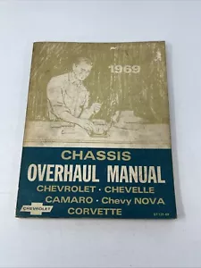 Chevrolet 1969 Chasis Revisión Manual ST 131-69 Camaro Corvette NOVA Chevelle - Imagen 1 de 8