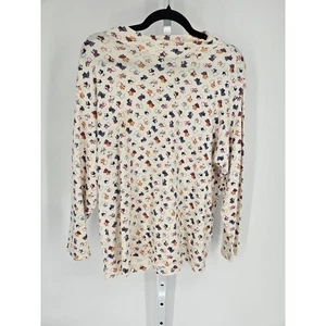 T-shirt manica lunga vintage stampa cane cucciolo multicolore Basic Editions taglia 3X - Foto 1 di 4