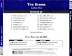 Produktbild - The Drams - Jubilee Dive (CD, Advance, Album, Promo) (Very Good Plus (VG+)) - 36