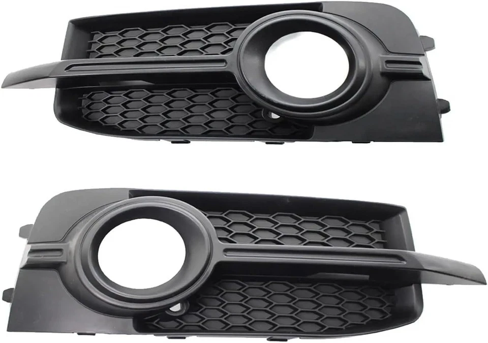 Cubierta de rejilla de luz antiniebla lateral izquierdo y derecho del parachoques delantero para Audi A1 2011-2014 Foto 1 de 4