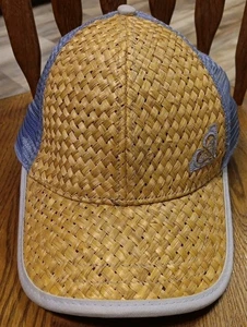 Sombrero de camionero Roxy con correa ajustable delantera de paja - Imagen 1 de 7