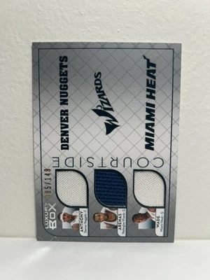 2007-08 Topps Luxury Courtside Jersey - Carmelo, Wade, Arenas #’d /149 - Image 1 of 2