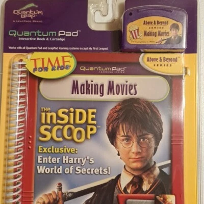 Cartucho de libro interactivo Harry Potter rana Quantum Leap Pad hacer películas NUEVO Foto 1 de 4