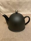 Vintage Guy Degrenne Salam Style Teapot With Thermal Cozy Retro pottery MCM 